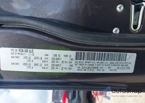 2019 Jeep Compass Latitude Fwd from USA, damaged, VIN 3C4NJCBB1KT658435